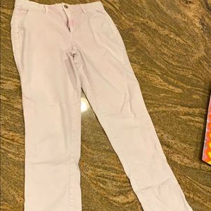 light pink capris jeans